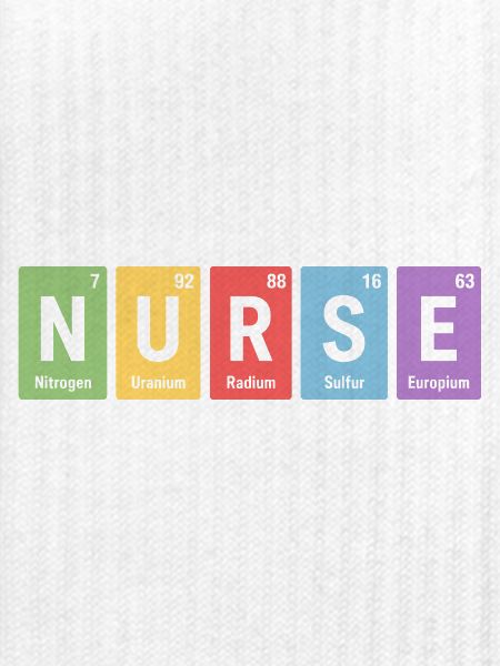 Nurse Blockdesign Elementfarben