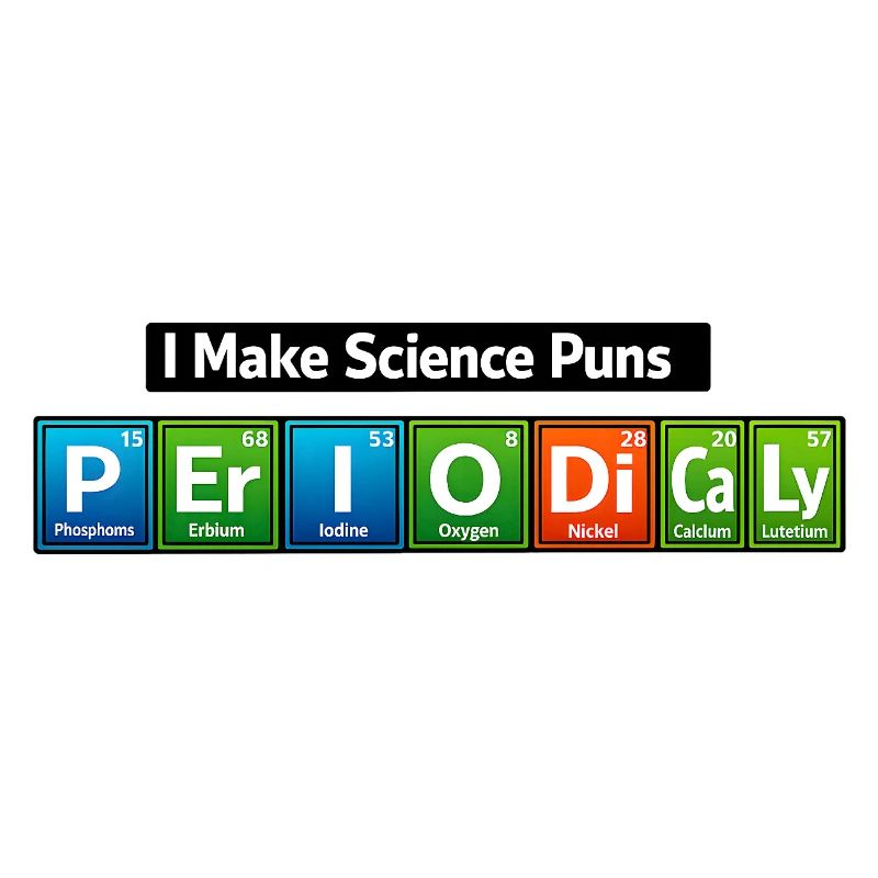 Science Puns: I Make Science Puns