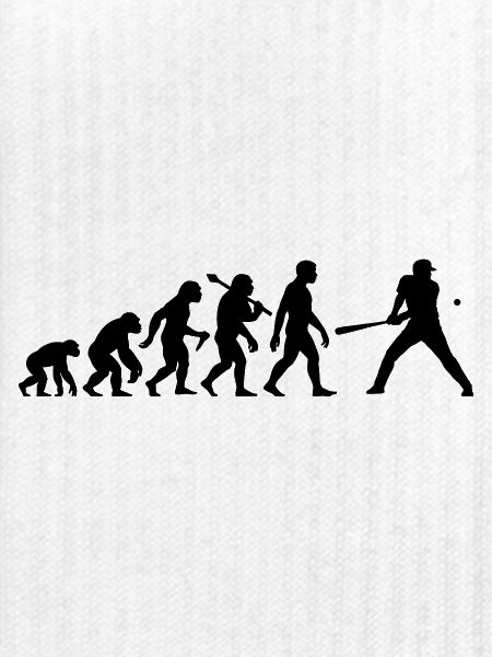 Baseball Evolution Schlagmann Baseballspieler