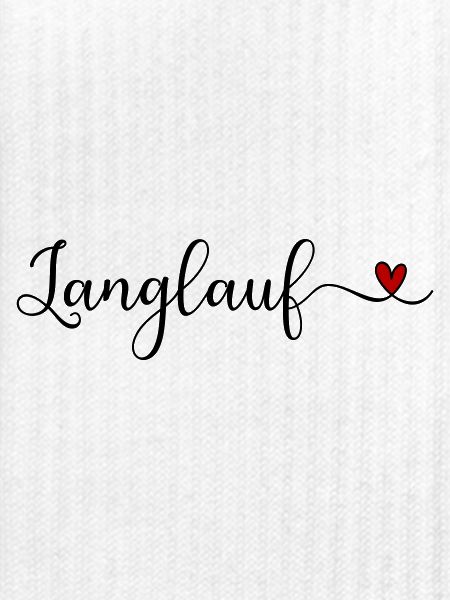 Langlauf Herz