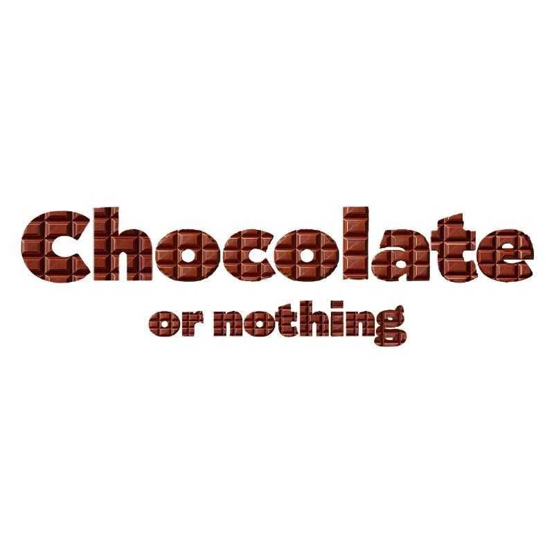 Chocolate pattern with 3D effect