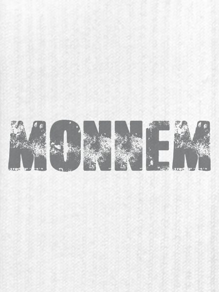 Monnem Distressed Logo Muster