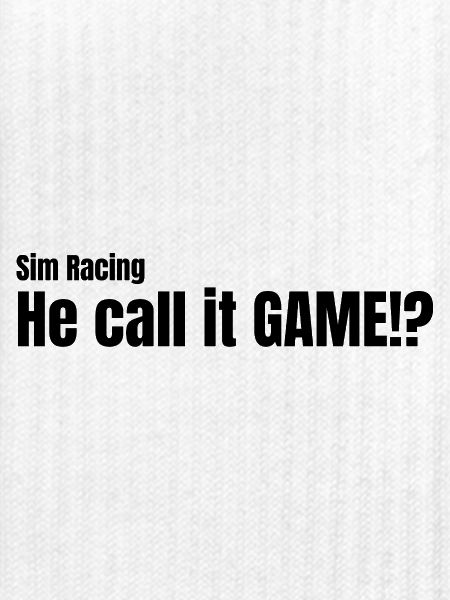 He call it GAME!?