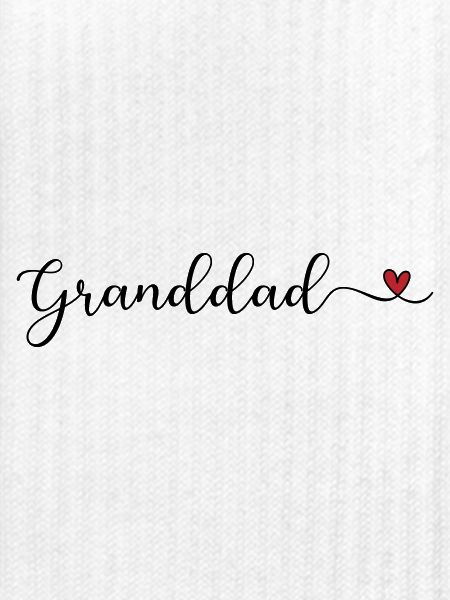 Großvater-Herz-Design