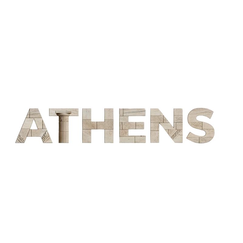 ATHENS – Marble Architectural Typography