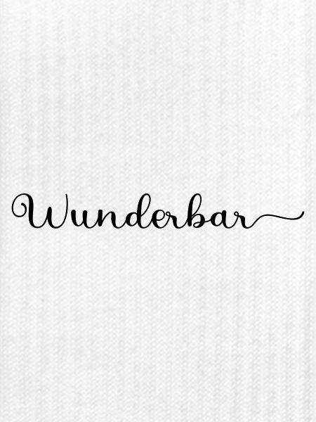 Wunderbar