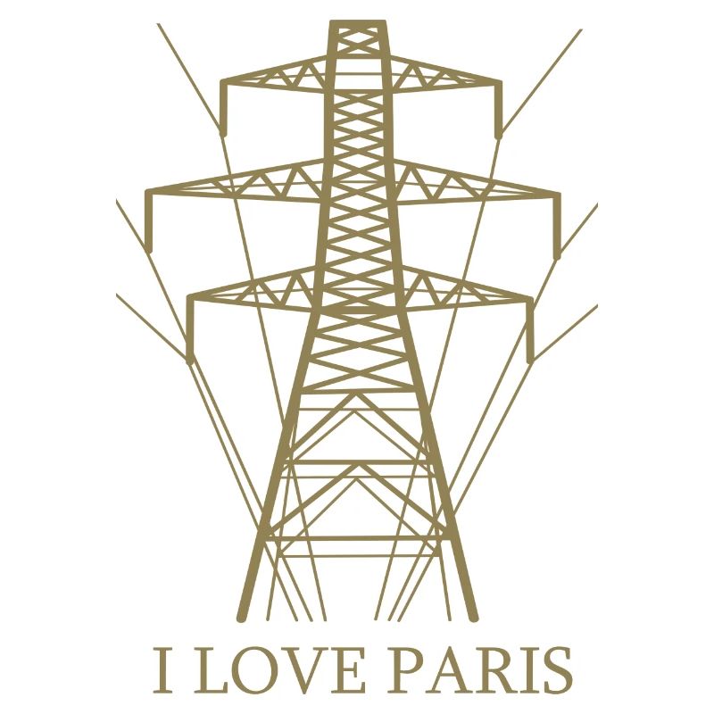 Ironic I love Paris Eiffel Tower as a power pole