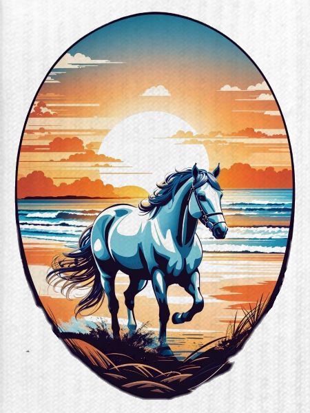 Pferd am Strand
