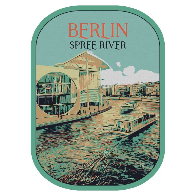 Illustration Architecture Moderne Berlin