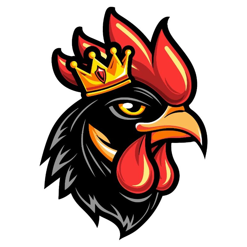 Rooster Head Crown