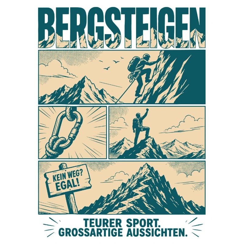 Bergsteigen Motivation Kein Weg Egal