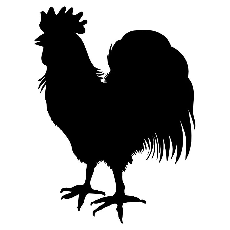 Image d’ombre de coq du logo des coqs
