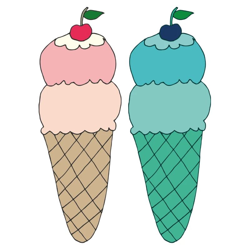 Variations de glace 2 fois