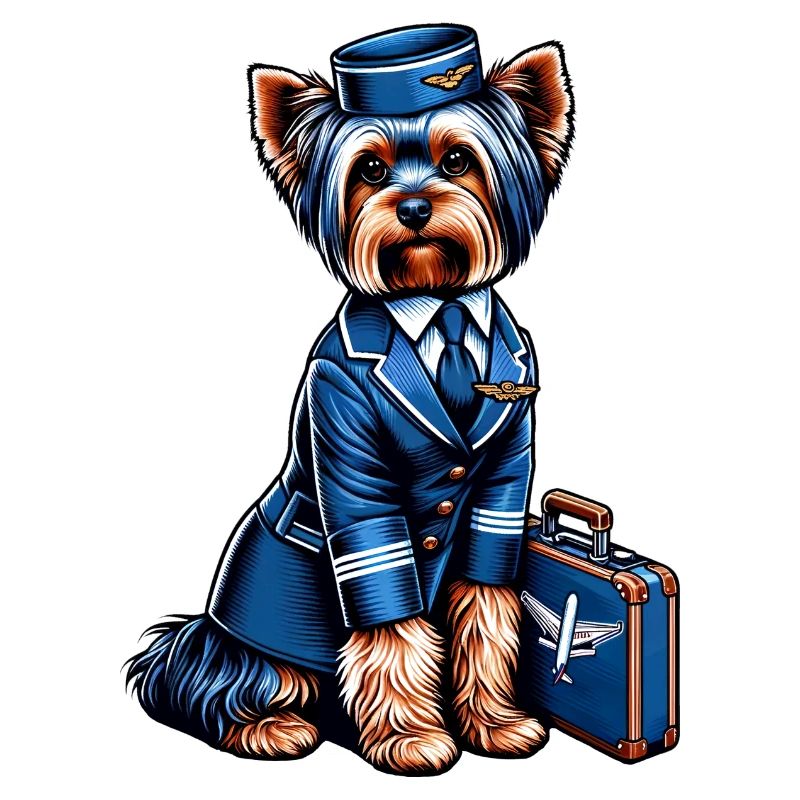 Hôtesse du Yorkshire Terrier