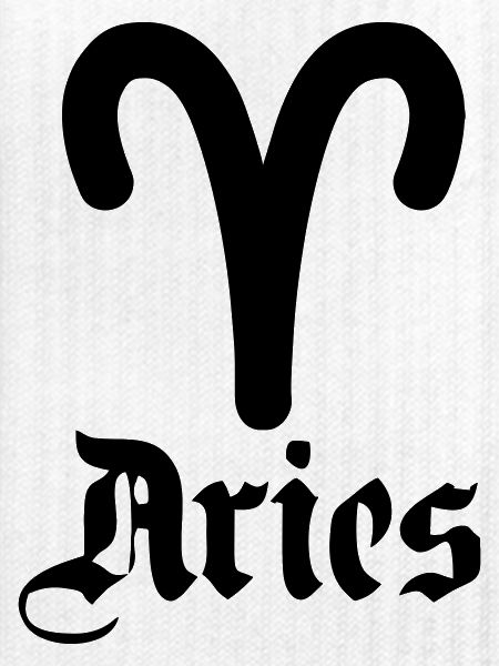 Sternzeichen Logo Widder