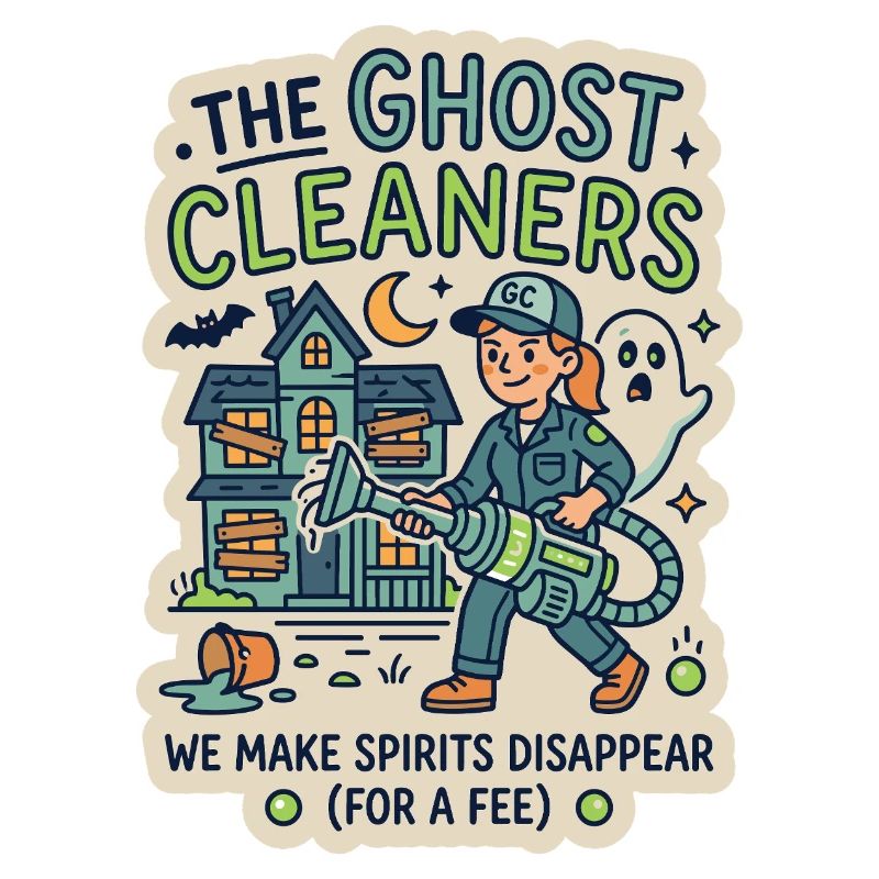Humour de Ghost Cleaner Ghost Hunter