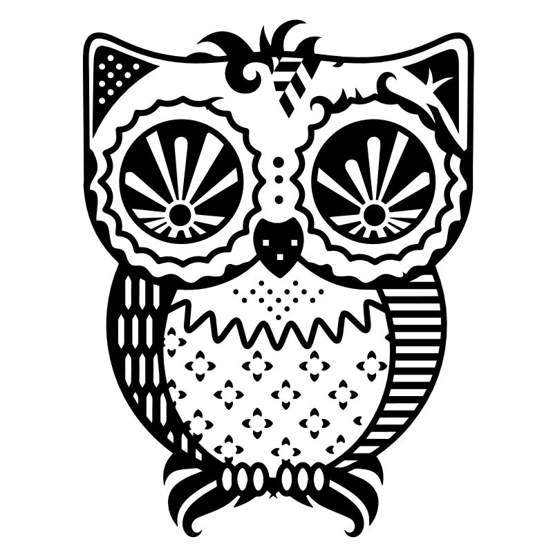 Patchwork owl