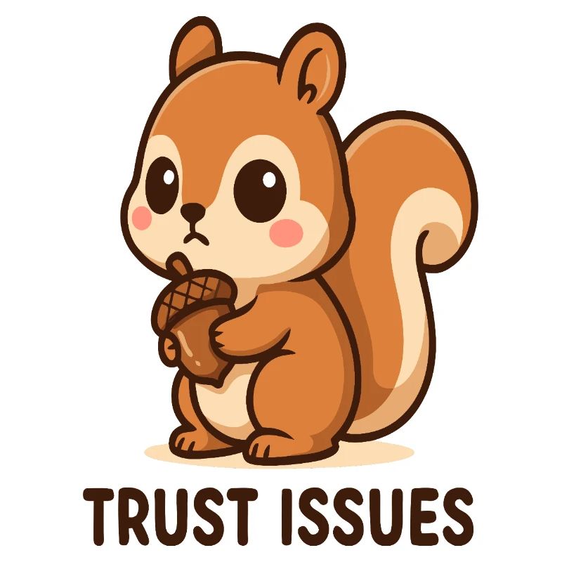 Eichhörnchen mit Trust Issues