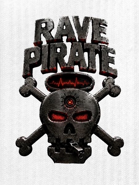 Rave-Piratenschädel