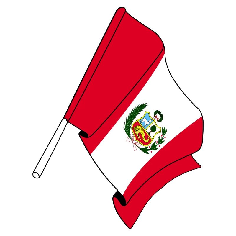 Flagge Peru