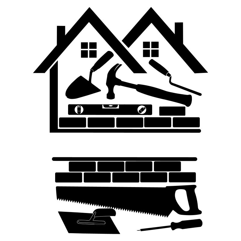 Construction company homes logo