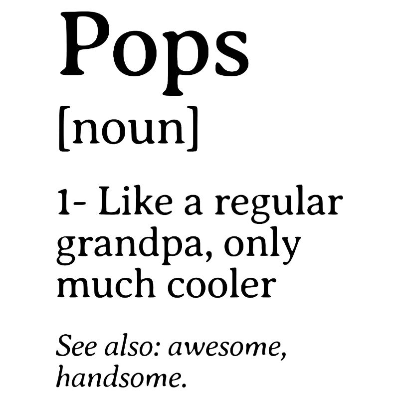 Définition de Pops : Conception de citation drôle