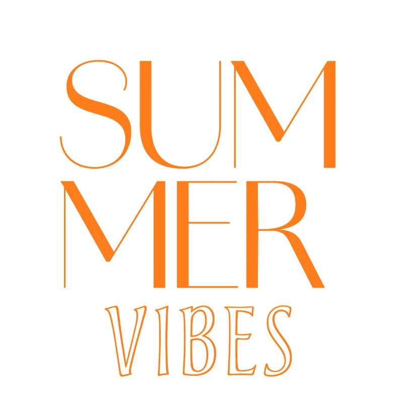 Summer Vibes : Typographie Design