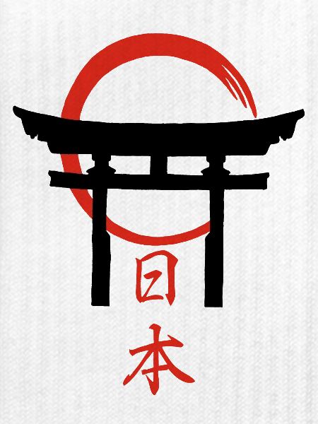 Torii-Tor (Schwarz)
