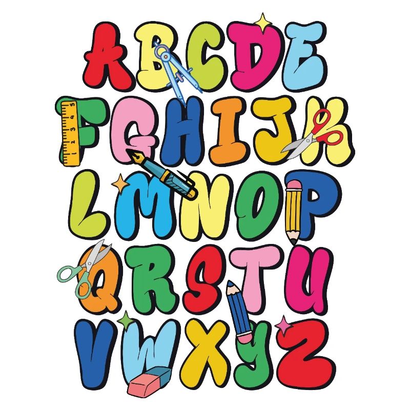 Creative ABC Design for School & Art