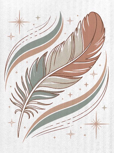 Boho Seele Feder