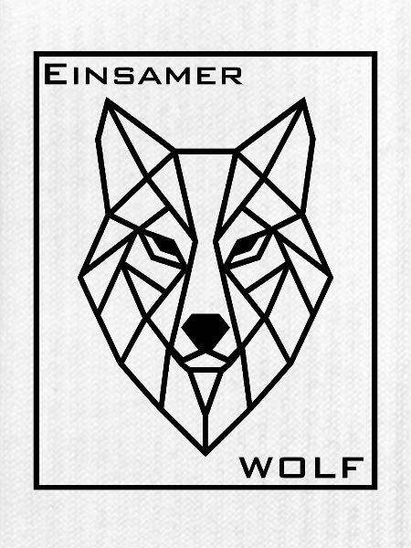 Geometrischer Wolfenkopf