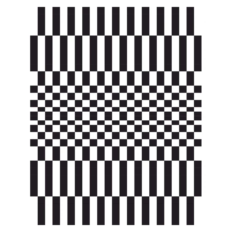Geometric chessboard Grid Pattern