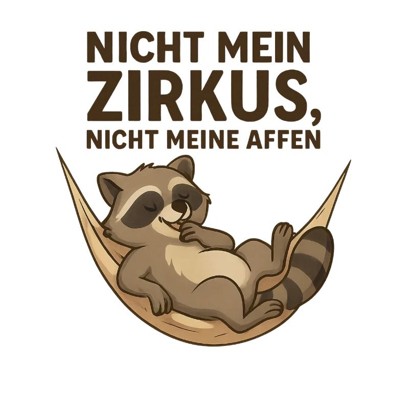 Wasbeer Design Hangmat Circus Grappige Gezegden