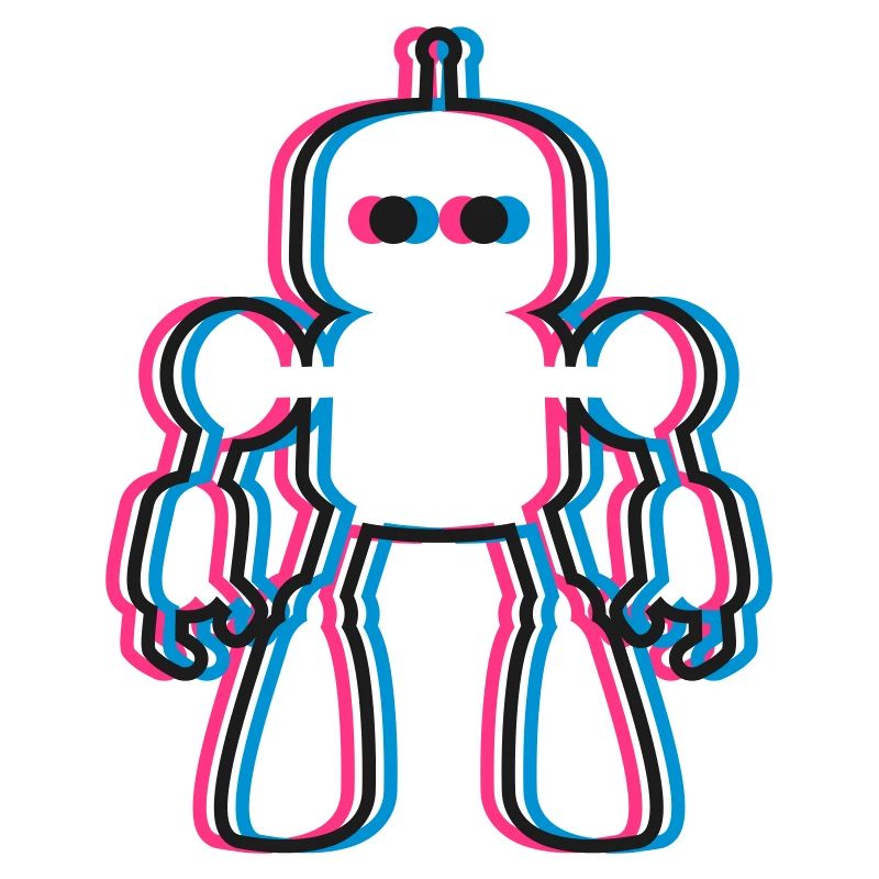 Robot 3D Effect IA Science-Fi