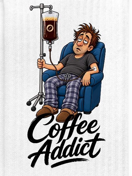 Coffee Addict Kaffeesüchtig