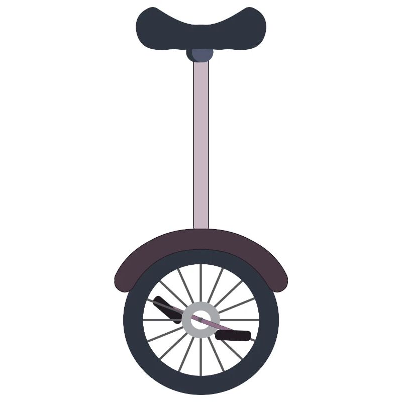 Einrad Einradfahrer
