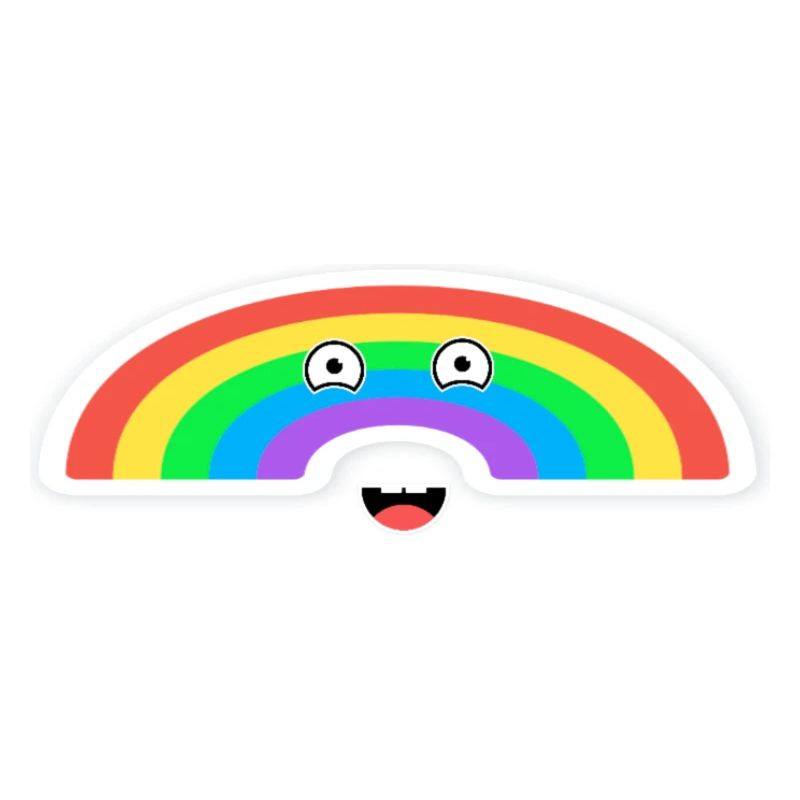 Lebhafte Regenbogenanimation 