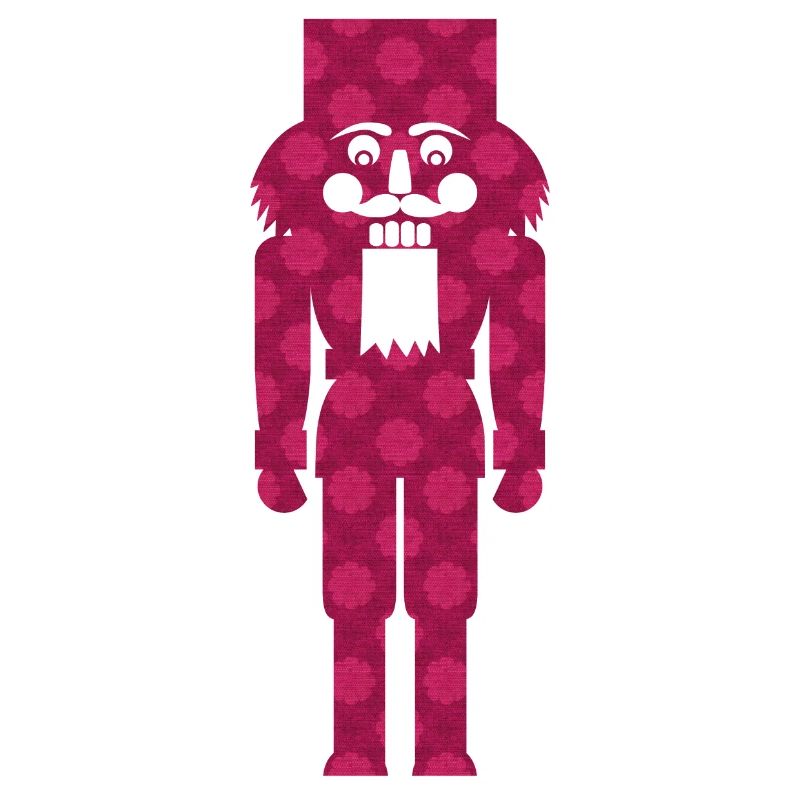 Nutcracker Christmas Decoration Texture Pattern