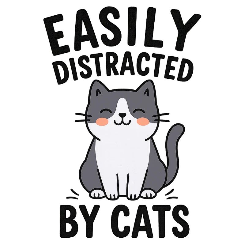 Conception de thème de chat humoristique