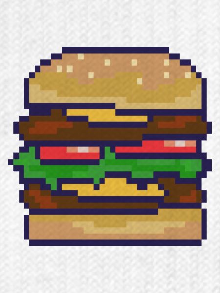 Pixelburger Pixelkunst