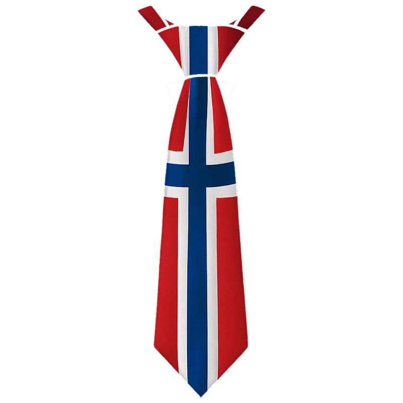 Cravate norvégienne – Conception du drapeau