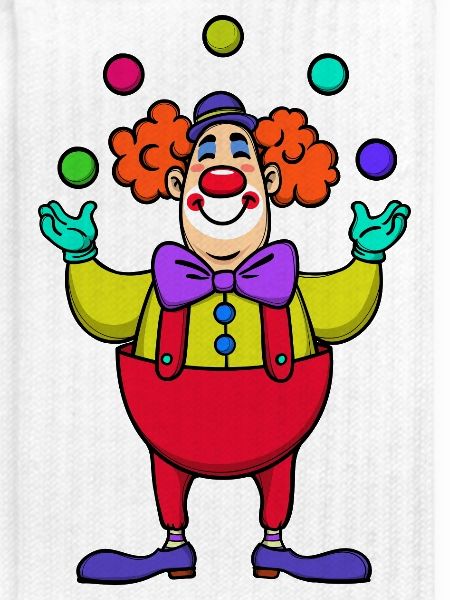 Karneval Fasching Clown