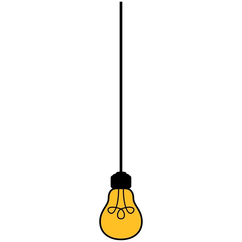 ceiling top cable hang light bulb light electricity id