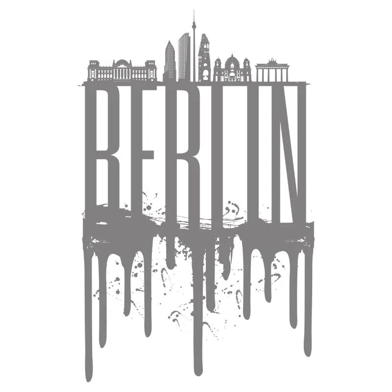 Berlin Skyline Drop Design