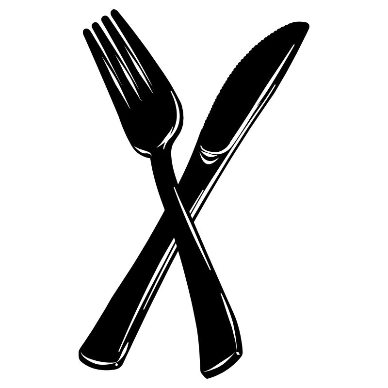 Knife and fork