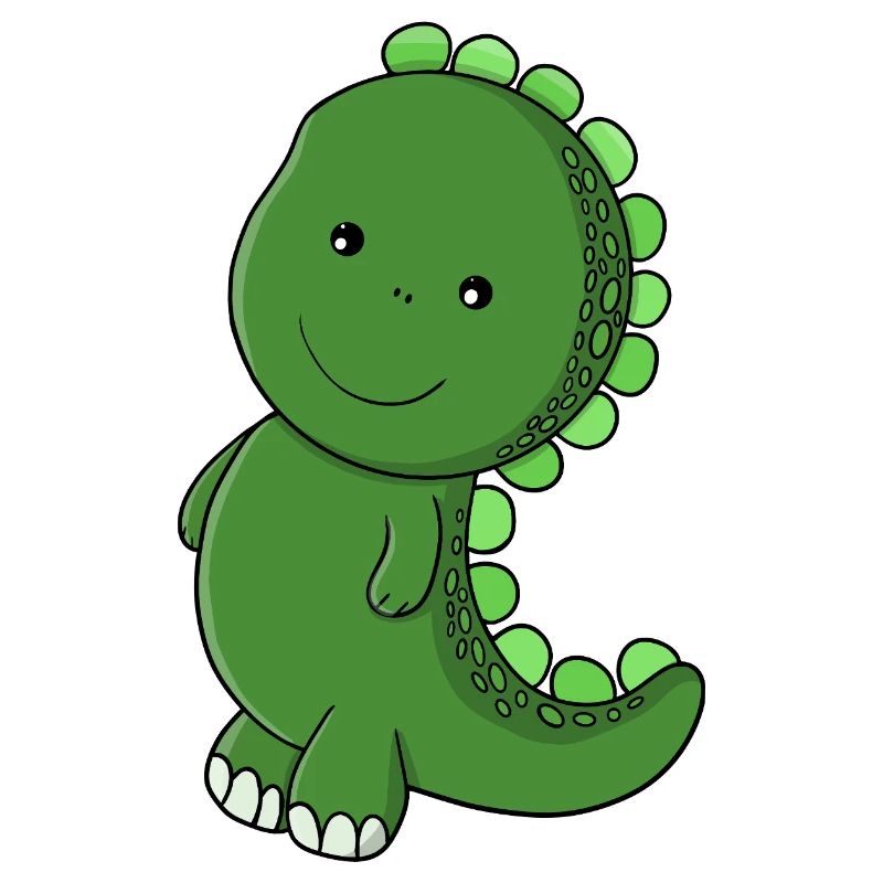 Emerald Dino Charm