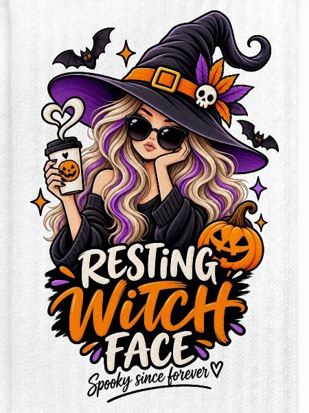 ⚪ Resting Witch Face – Hexe