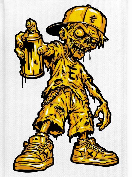 Zombie Graffiti Halloween