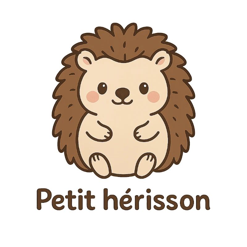 hérisson mignon "Petit hérisson"
