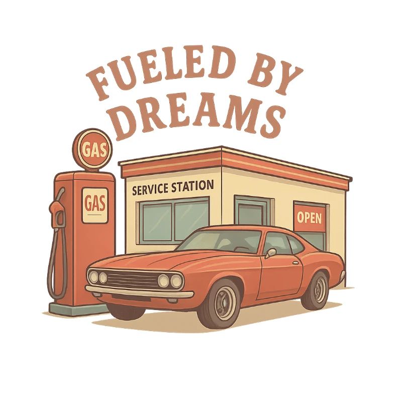 Driven by Dreams Retro Car
